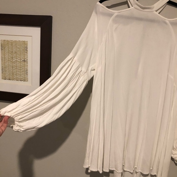 Free people Drift Away Cold Shoulder Blouse - Picture 3 of 6